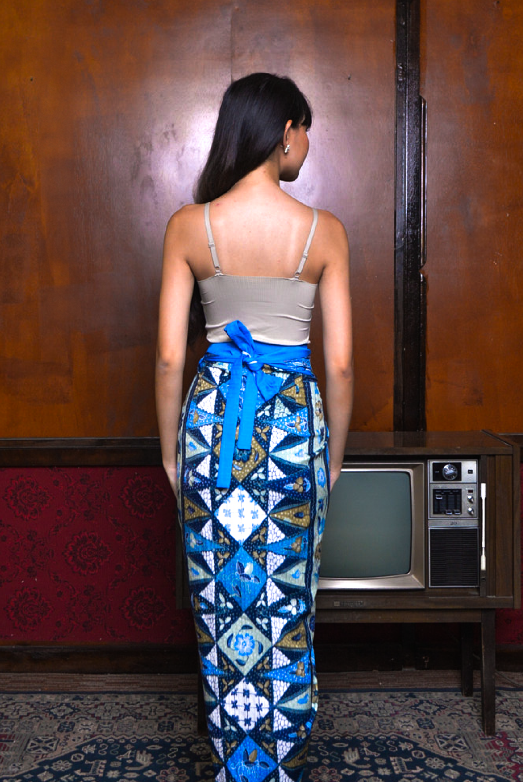 KAIN BATIK IKAT IN BLUE - Image 3
