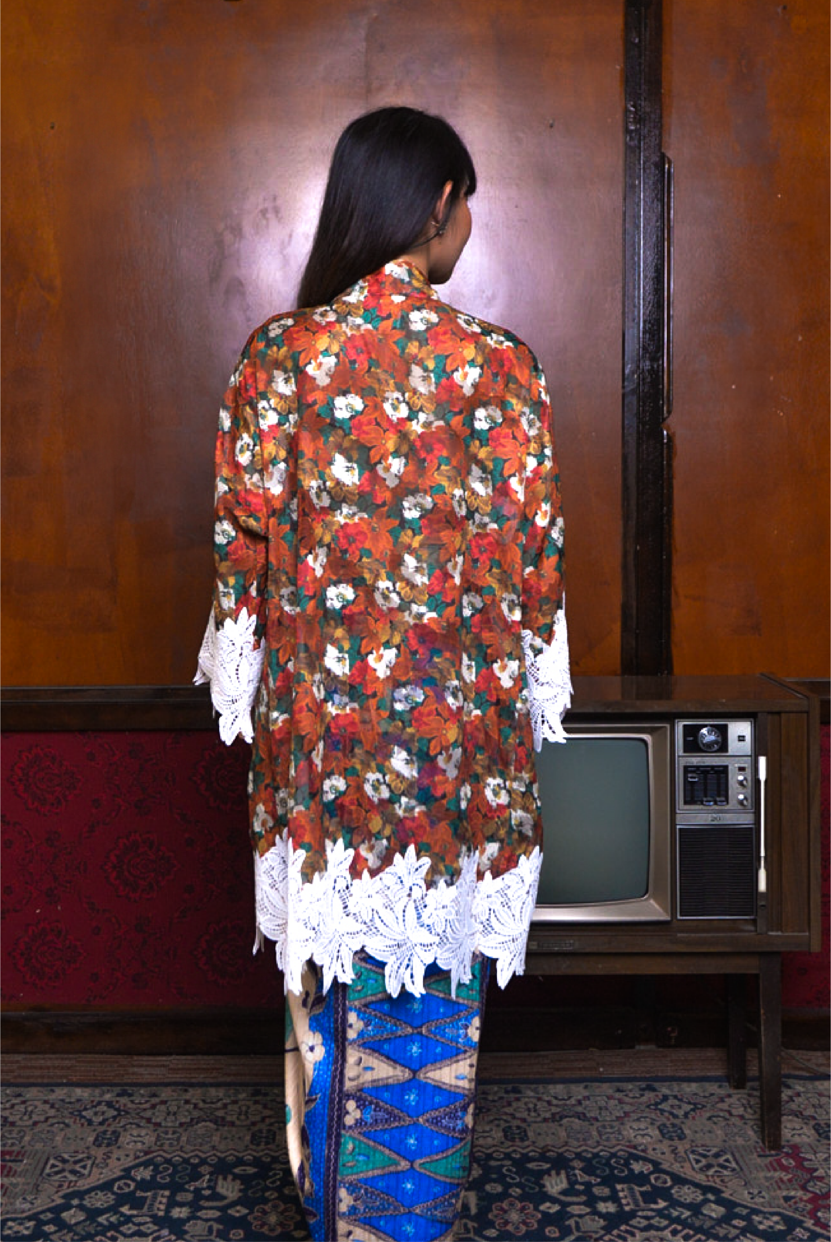 KEBAYA MAK TOK IN TERRACOTA - Image 3