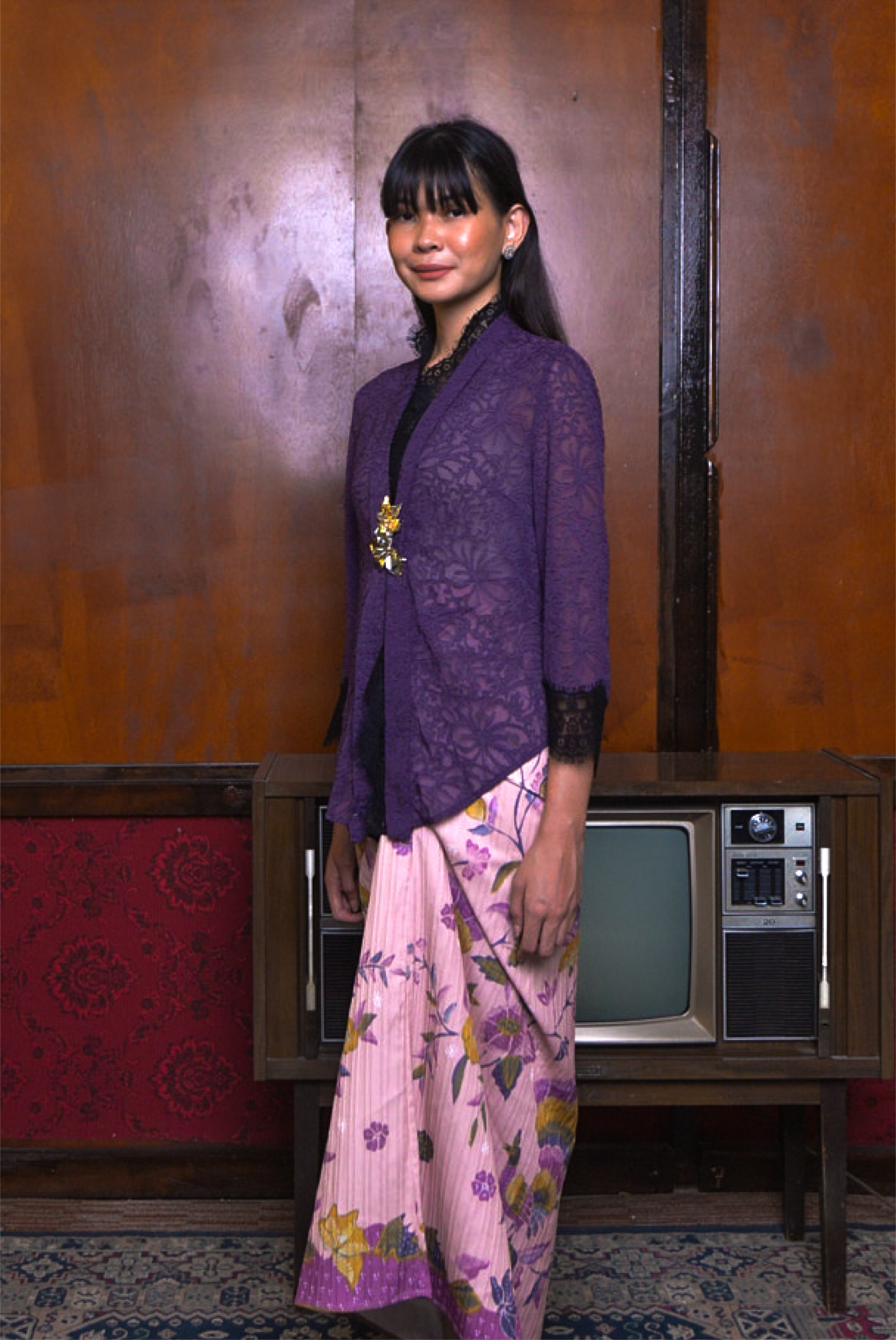 KEBAYA PENDEK WAH IN PURPLE
